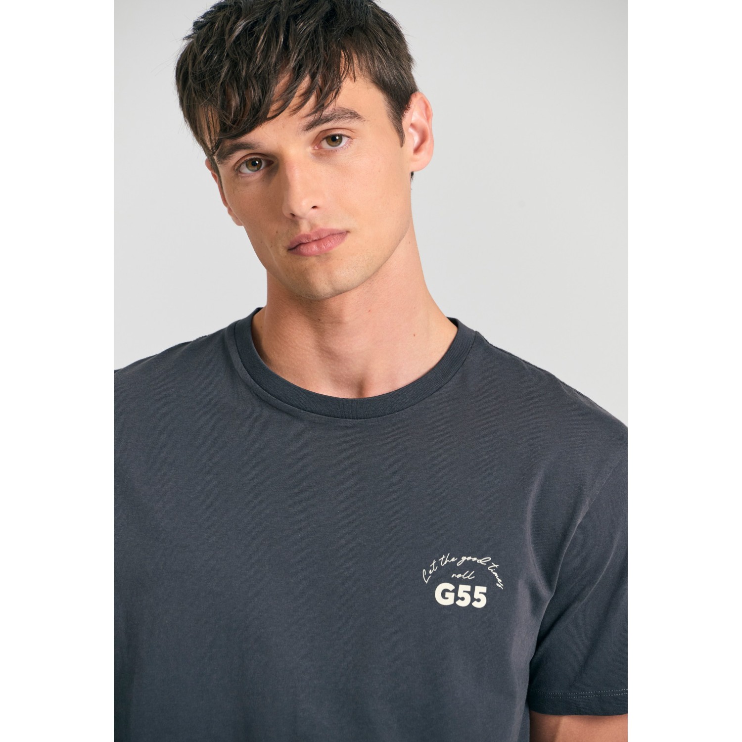 T-shirt με τύπωμα στην πλάτη Garage 55. T-shirt με τύπωμα στην πλάτη Garage 55.
