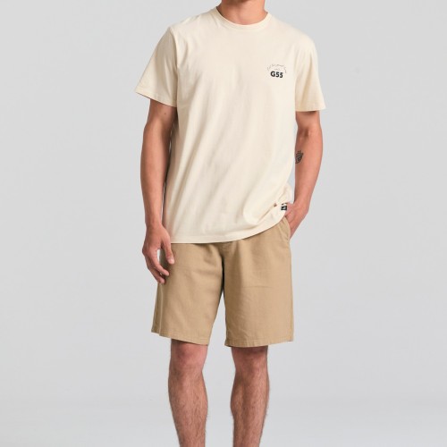 T-shirt με τύπωμα στην πλάτη Garage 55.
