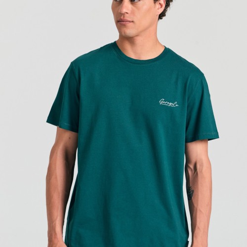 T-shirt με τύπωμα στην πλάτη Garage 55.