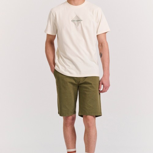 T-shirt με τύπωμα στο στήθος T-shirt με τύπωμα στο στήθος