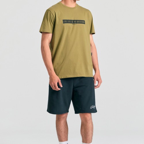 T-shirt με τύπωμα στο στήθος Garage 55.