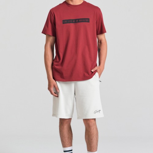 T-shirt με τύπωμα στο στήθος Garage 55.
