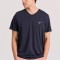 V-neck t-shirt με logo στο στήθος
