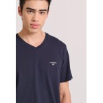 V-neck t-shirt με logo στο στήθος