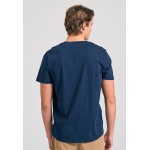 V-neck t-shirt με logo στο στήθος