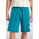 Wide leg fit αθλητική βερμούδα με branded τύπωμα