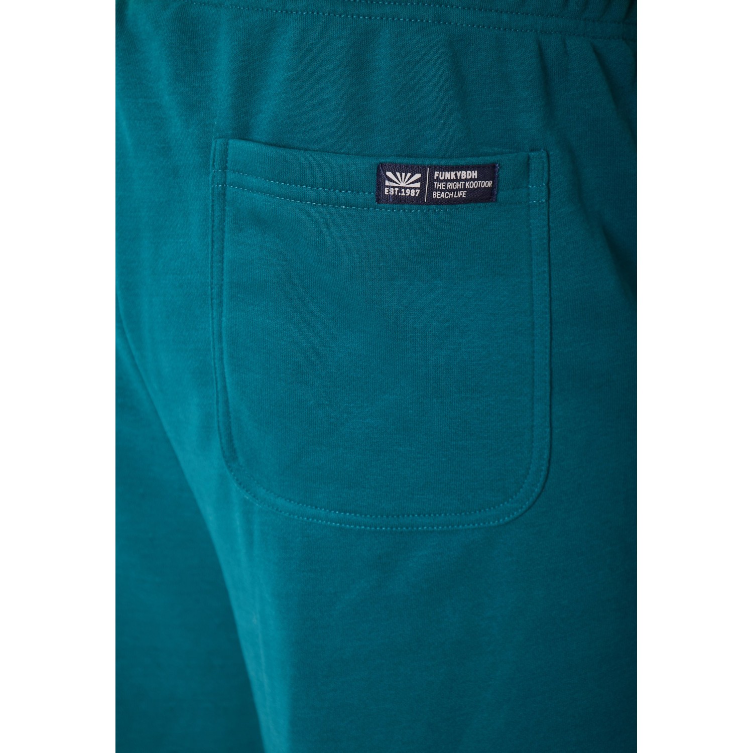 Wide leg fit αθλητική βερμούδα με branded τύπωμα