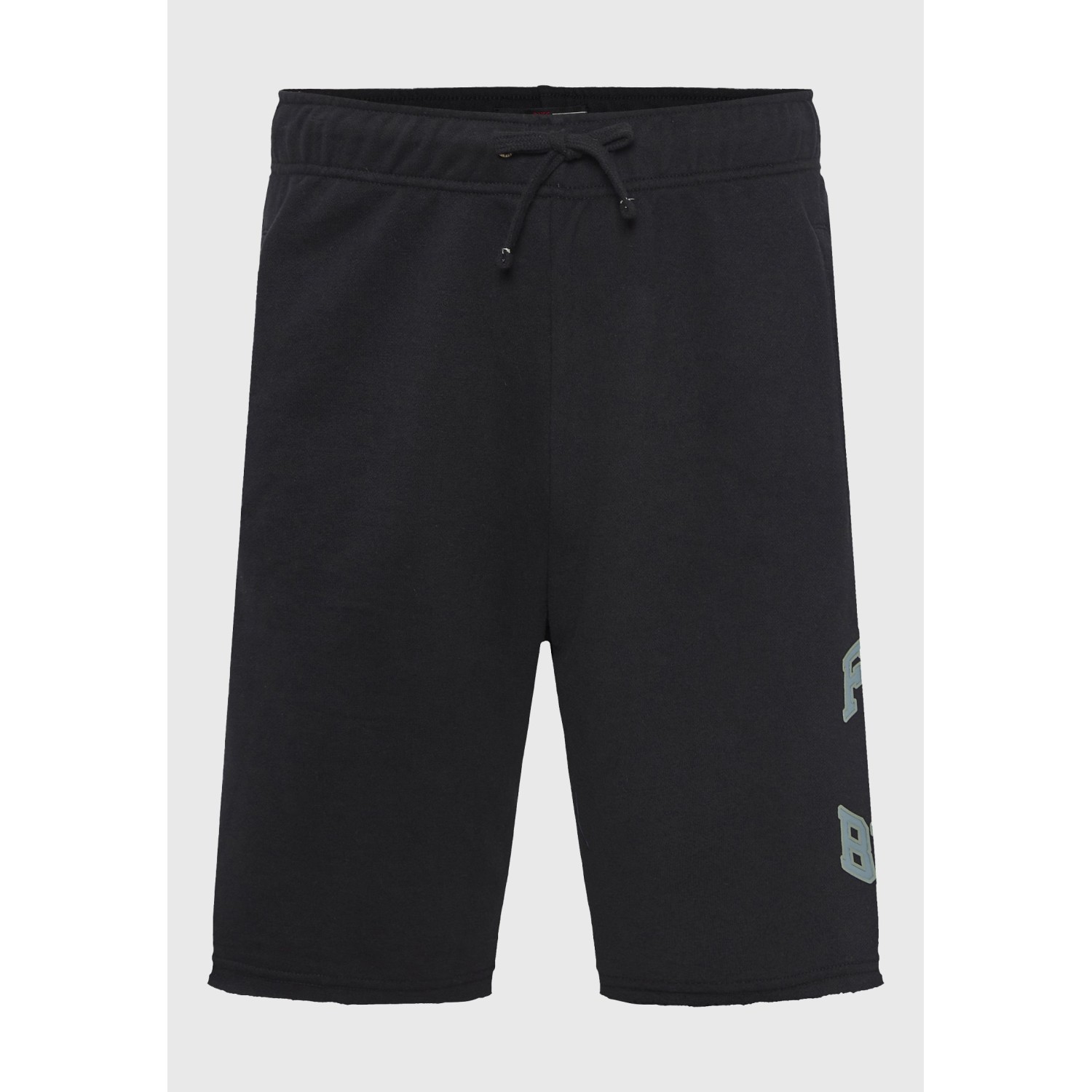 Wide leg fit αθλητική βερμούδα με branded τύπωμα