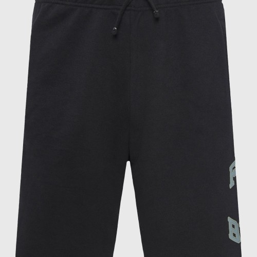 Wide leg fit αθλητική βερμούδα με branded τύπωμα