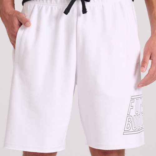 Wide leg fit αθλητική βερμούδα με Funky Buddha τύπ