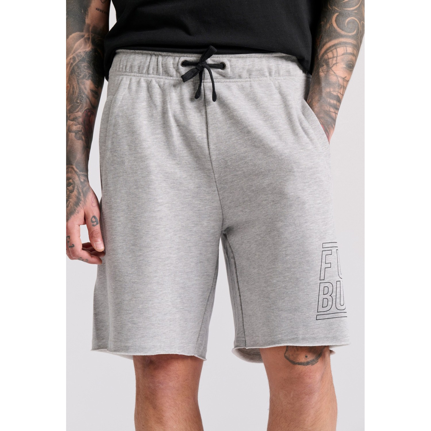 Wide leg fit αθλητική βερμούδα με Funky Buddha τύπ