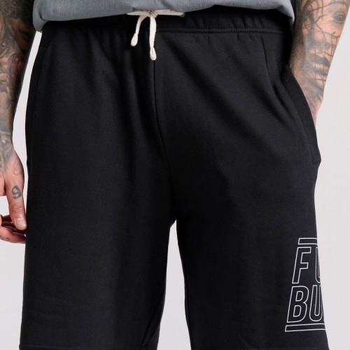 Wide leg fit αθλητική βερμούδα με Funky Buddha τύπ