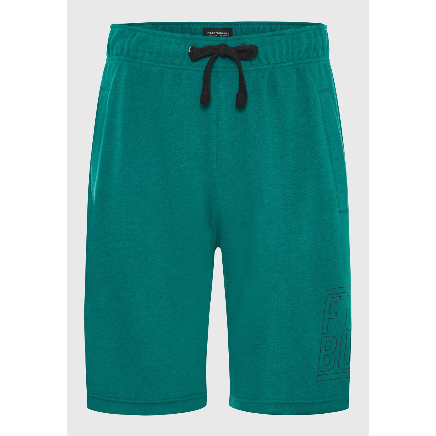 Wide leg fit αθλητική βερμούδα με Funky Buddha τύπ