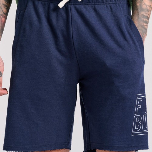 Wide leg fit αθλητική βερμούδα με Funky Buddha τύπ