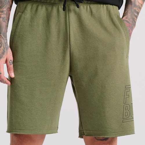 Wide leg fit αθλητική βερμούδα με Funky Buddha τύπ