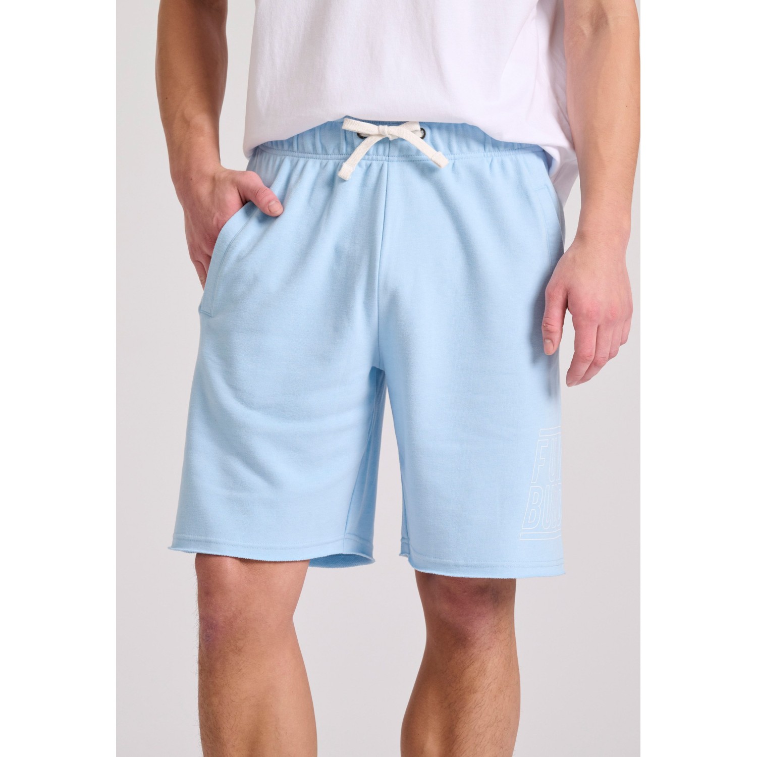 Wide leg fit αθλητική βερμούδα με Funky Buddha τύπ