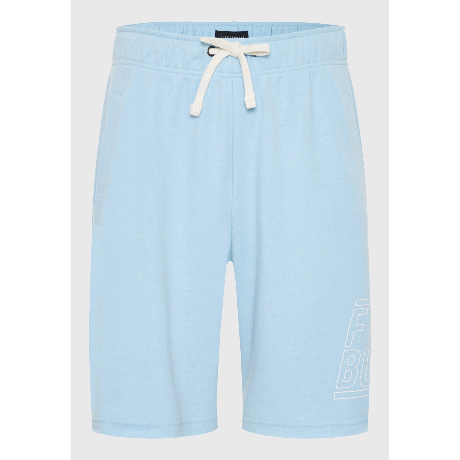 Wide leg fit αθλητική βερμούδα με Funky Buddha τύπ