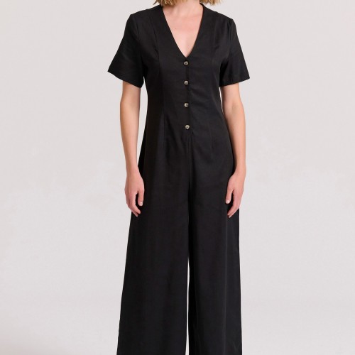 Wide leg fit ολόσωμη φόρμα από lyocell