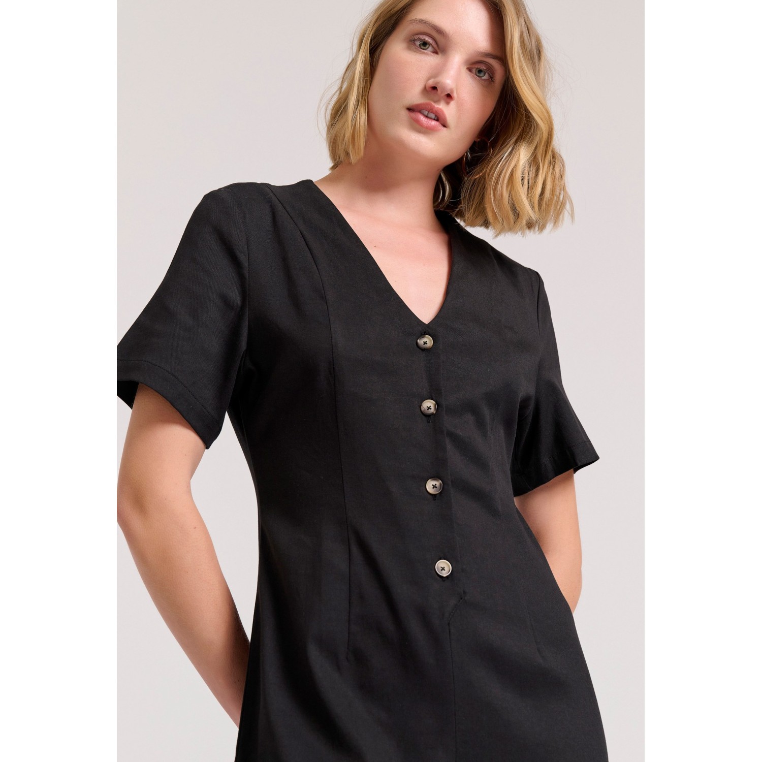 Wide leg fit ολόσωμη φόρμα από lyocell Wide leg fit ολόσωμη φόρμα από lyocell