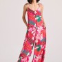 Wide leg fit ολόσωμη φόρμα με all over τύπωμα