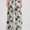 Wide leg εμπριμέ παντελόνα με exotic τύπωμα
