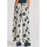 Wide leg εμπριμέ παντελόνα με exotic τύπωμα
