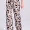 Wide leg εμπριμέ παντελόνα σε boho look