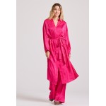 Wide leg παντελόνα με jacquard pattern