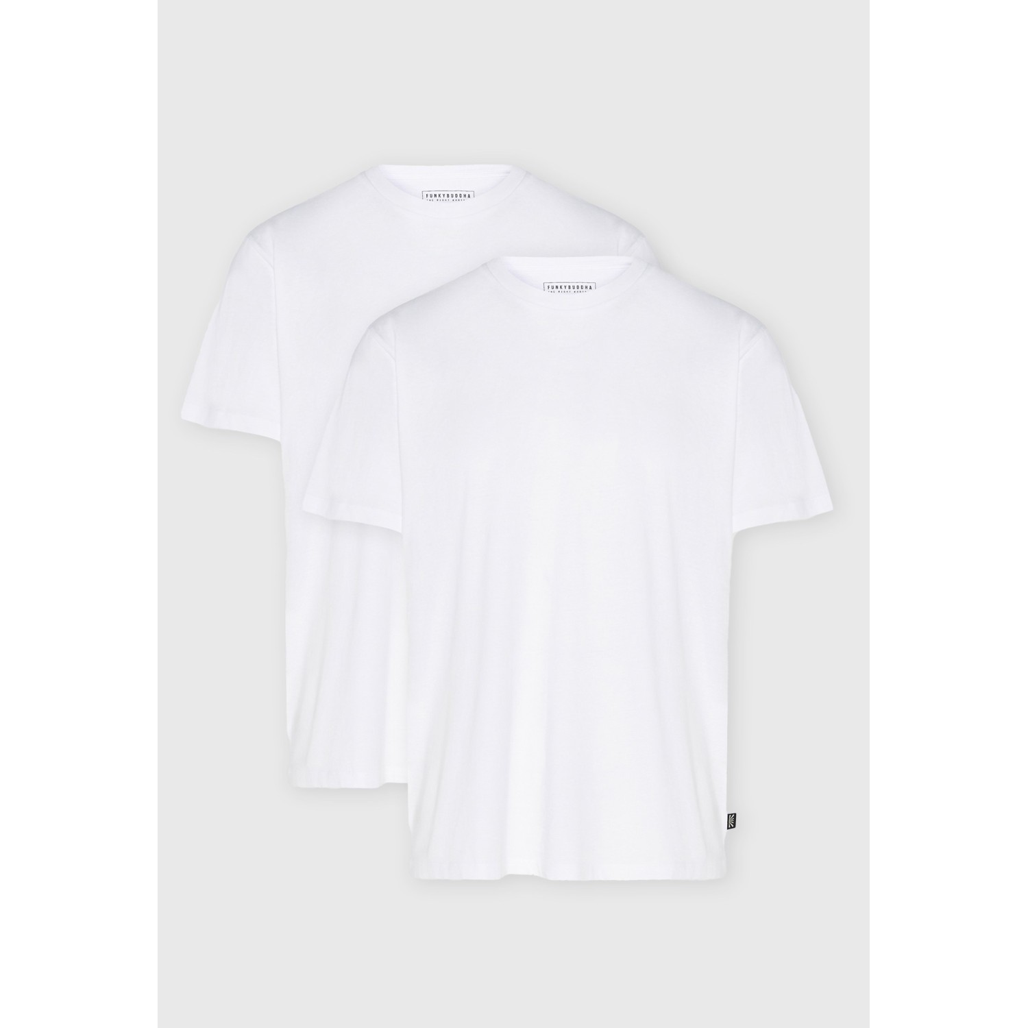 Ανδρικά μονόχρωμα t-shirts (σετ 2 τεμ.)