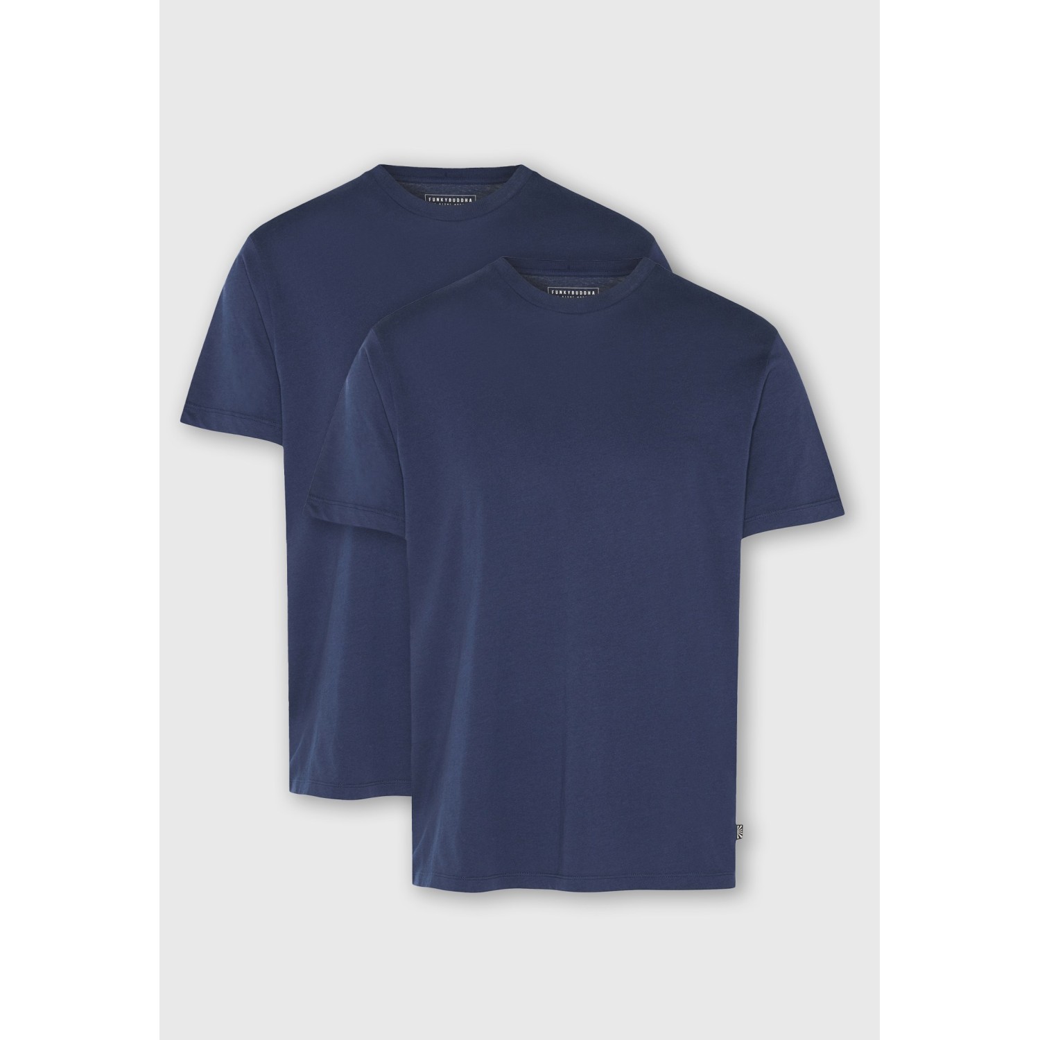 Ανδρικά μονόχρωμα t-shirts (σετ 2 τεμ.)