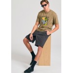 Ανδρική comfort fit garment dyed τζιν βερμούδα