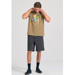 Ανδρική comfort fit garment dyed τζιν βερμούδα