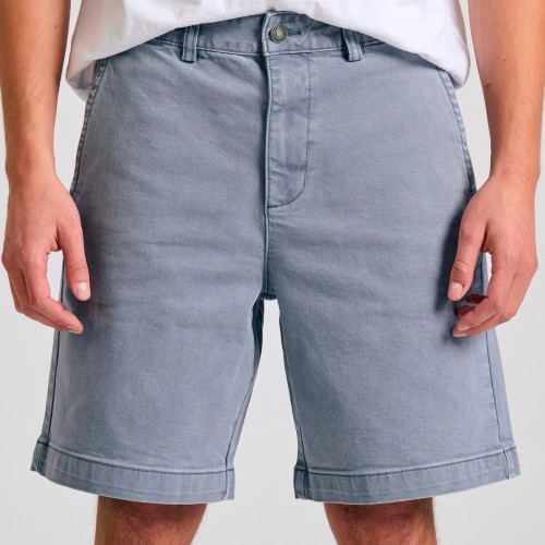 Ανδρική comfort fit garment dyed τζιν βερμούδα