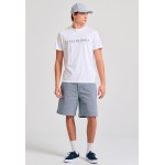 Ανδρική comfort fit garment dyed τζιν βερμούδα
