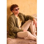 Ανδρικό garment dyed lightweight μπουφάν