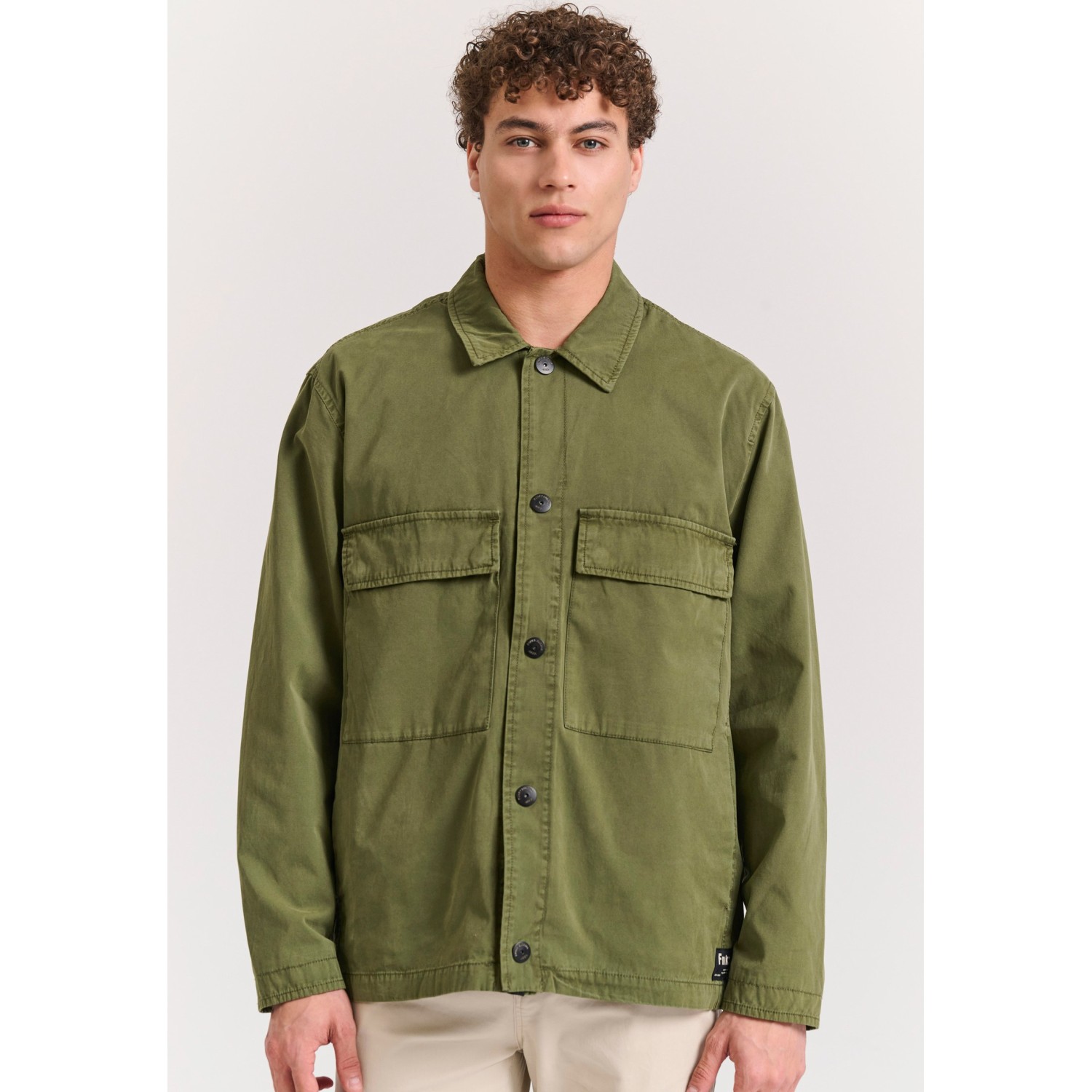 Ανδρικό garment dyed lightweight μπουφάν