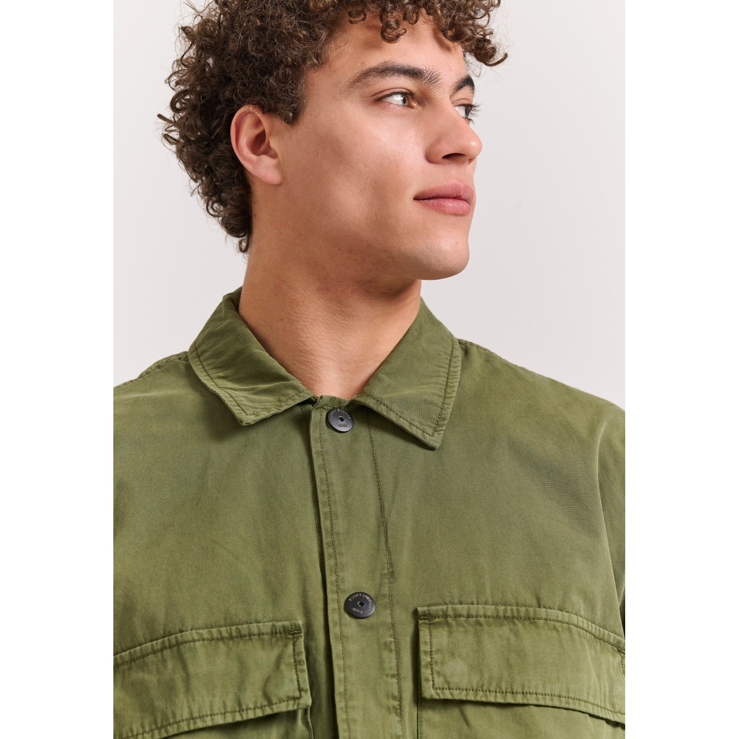 Ανδρικό garment dyed lightweight μπουφάν
