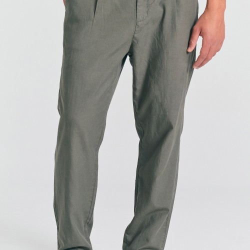 Ανδρικό linen blend chino παντελόνι