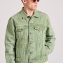 Ανδρικό loose fit garment dyed τζιν μπουφάν