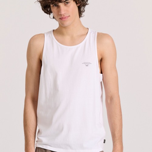 Ανδρικό tank top με logo στο στήθος
