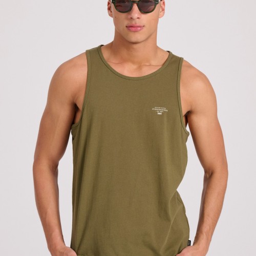 Ανδρικό tank top με logo στο στήθος
