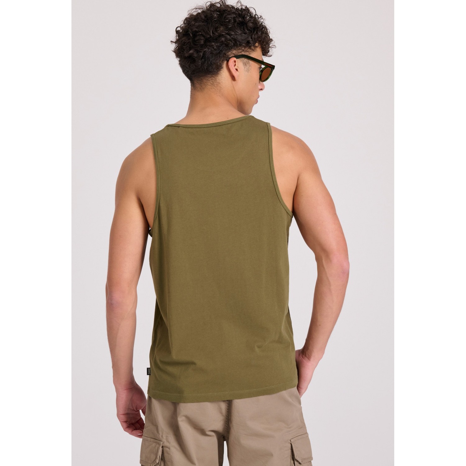 Ανδρικό tank top με logo στο στήθος