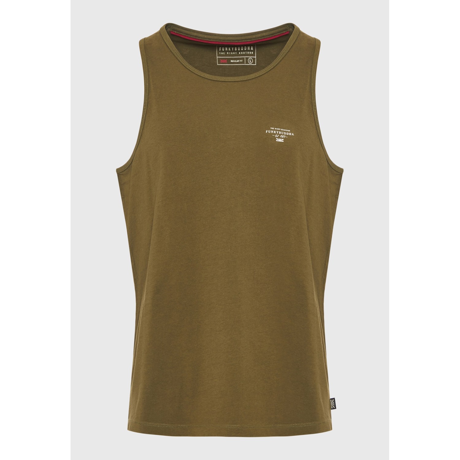 Ανδρικό tank top με logo στο στήθος