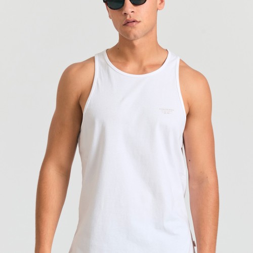 Ανδρικό tank top με logo στο στήθος