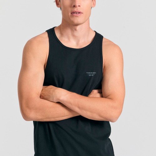 Ανδρικό tank top με logo στο στήθος