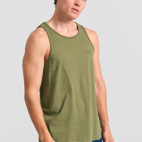 Ανδρικό tank top με logo στο στήθος