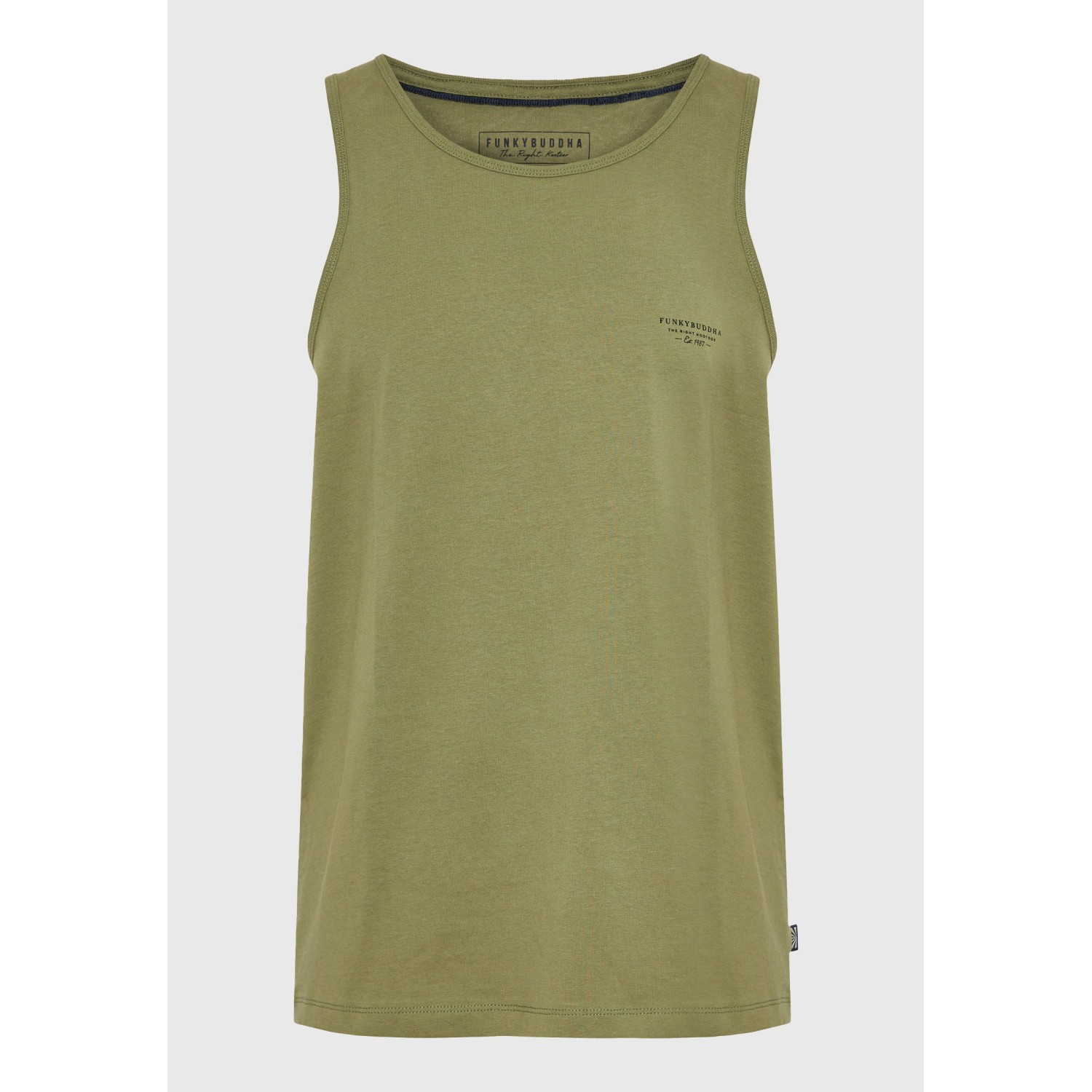 Ανδρικό tank top με logo στο στήθος