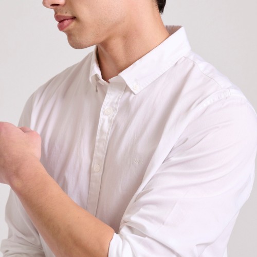 Ανδρικό βαμβακερό πουκάμισο garment dyed