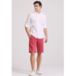 Ανδρικό βαμβακερό πουκάμισο garment dyed