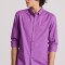 Ανδρικό βαμβακερό πουκάμισο garment dyed